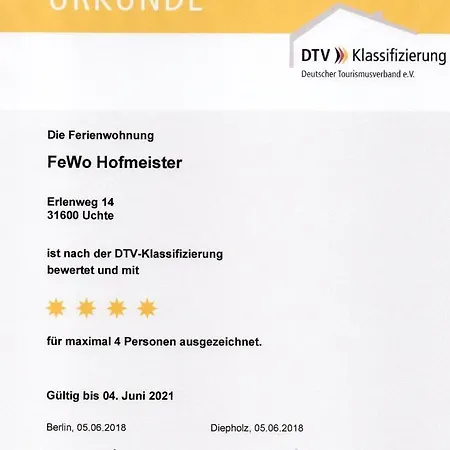 Ferienwohnung Uchte Extérieur photo