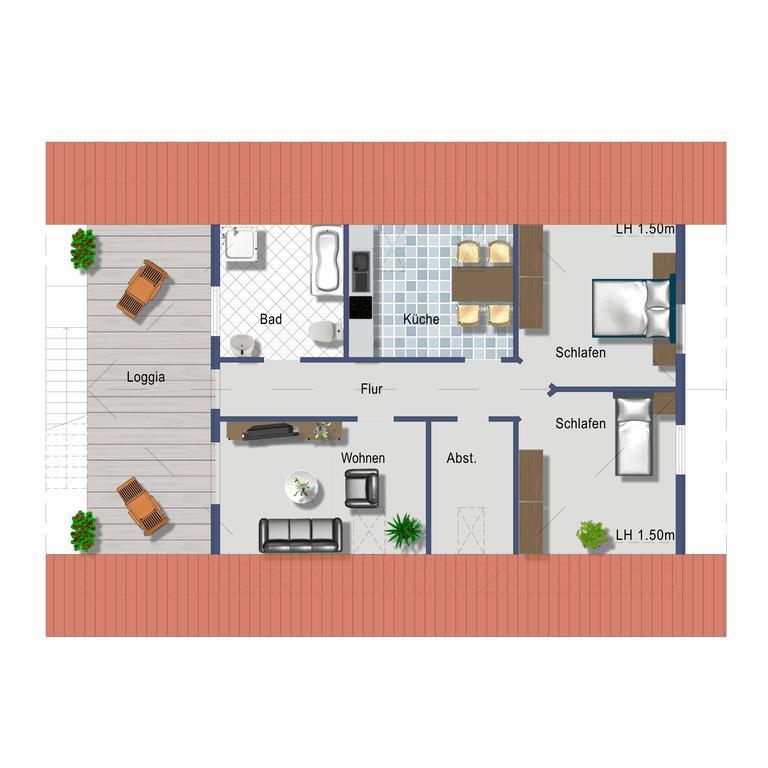 Appartement Ferienwohnung Uchte